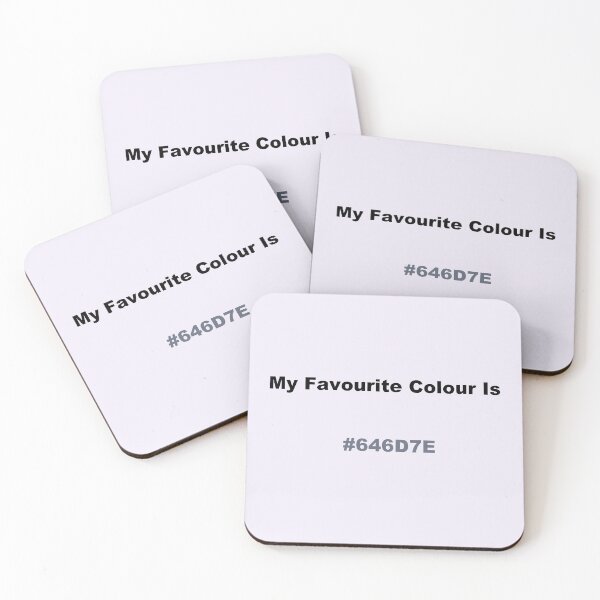 Item preview, My Favourite Colour Is #646D7E designed and sold by kiippers.