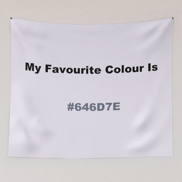 Item preview, My Favourite Colour Is #646D7E designed and sold by kiippers.