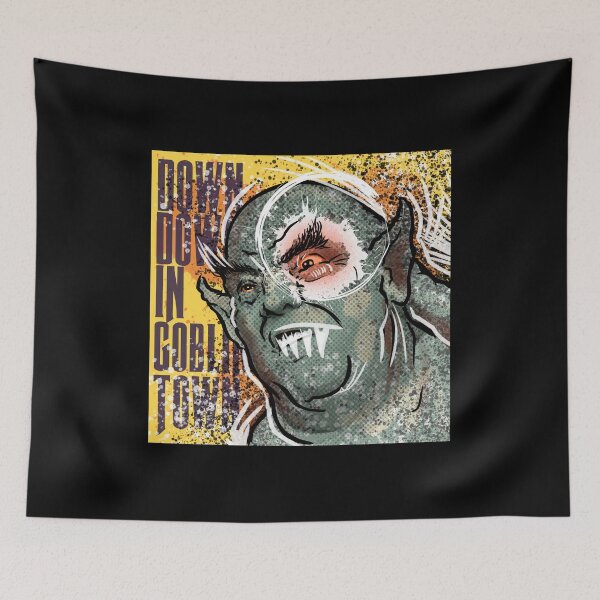 Item preview, Down down in goblin town designed and sold by TheHawksAerie.
