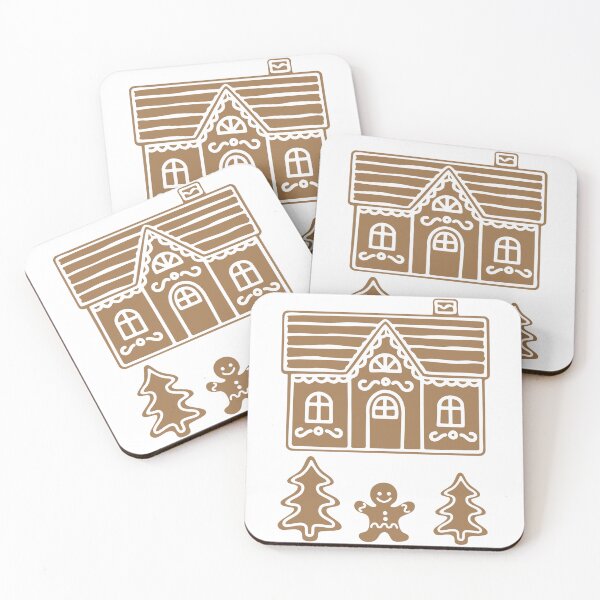 Item preview, Christmas gingerbread house illustration designed and sold by EngineerGoC.