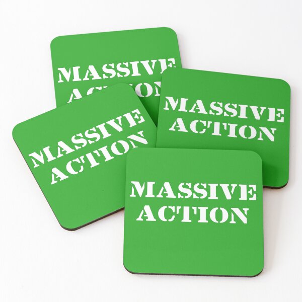 Item preview, MASSIVE ACTION designed and sold by 1MILLIONPUSHUPS.