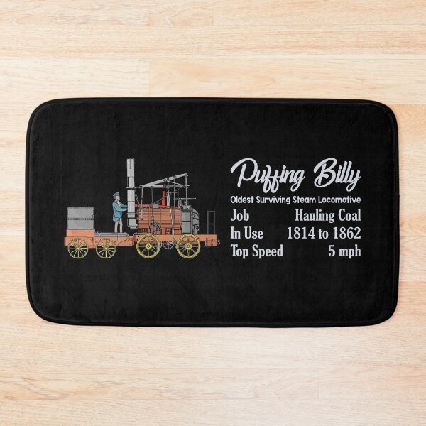 Item preview, Puffing Billy Oldest Surviving Steam Locomotive Train Diagram Gift designed and sold by Maljonic.