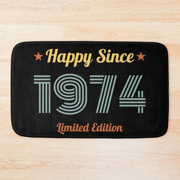 Item preview, VINTAGE HAPPY SINCE 1974 LIMITED EDITION BIRTHDAY GIFT IDEA designed and sold by Kipcio.