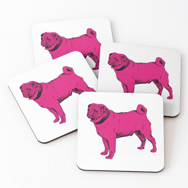 Item preview, Cute Pug dog in Pink | Dogs world designed and sold by Giovanni-c.