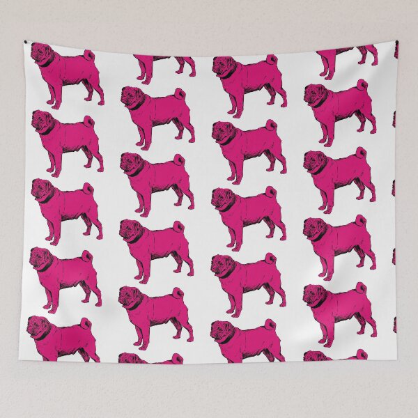 Item preview, Cute Pug dog in Pink | Dogs world designed and sold by Giovanni-c.