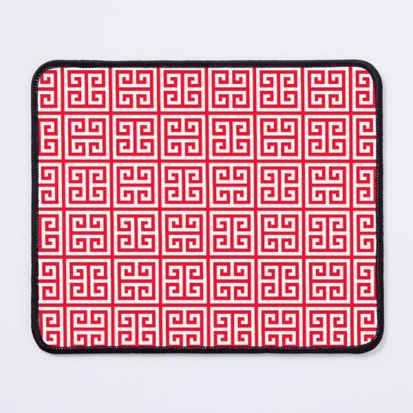 Item preview, red Greek Key pattern - Greek fret design designed and sold by ohaniki.