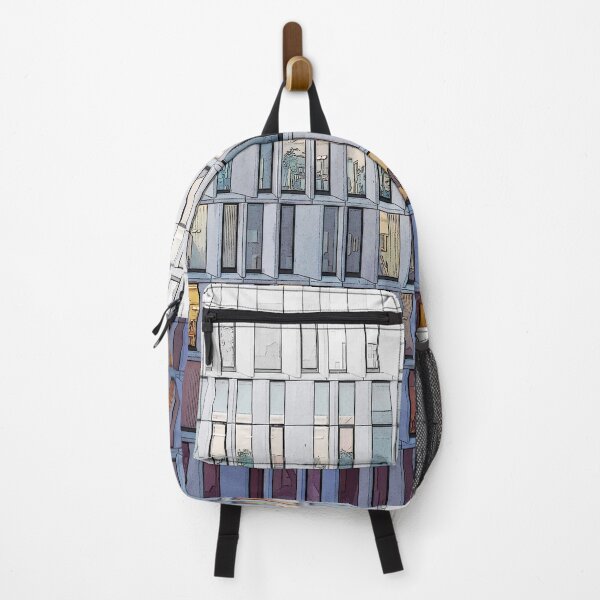 Item preview, architecture illustration - graphic building facade designed and sold by ohaniki.