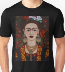 Frieda with butterflies Unisex T-Shirt