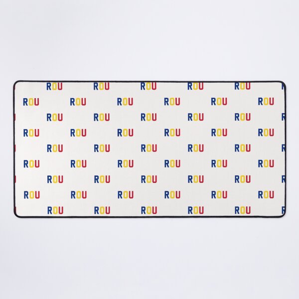 Item preview, ROU (Romania) Blue / Gold / Red - White Background designed and sold by PEK1787.