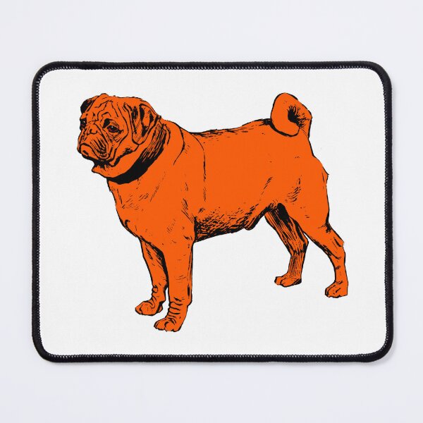 Item preview, Cute Pug dog in Orange | Dogs world designed and sold by Giovanni-c.