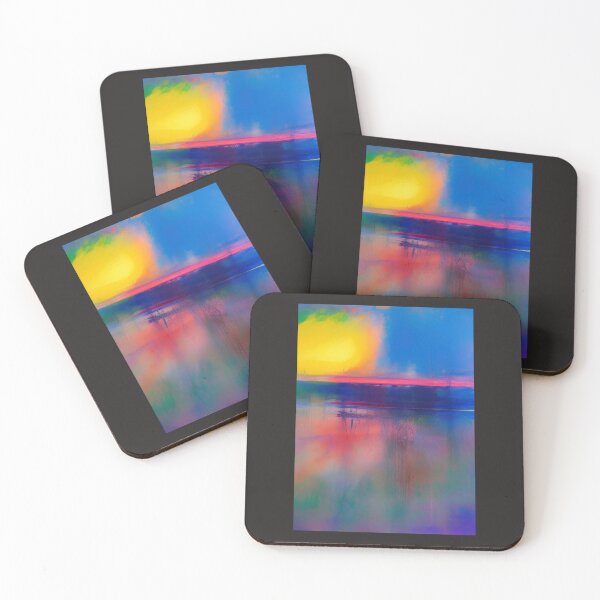 Item preview, CONTEMPORARY ART SUNSET OVER LAKE VICTORIA designed and sold by sailorsam1805.