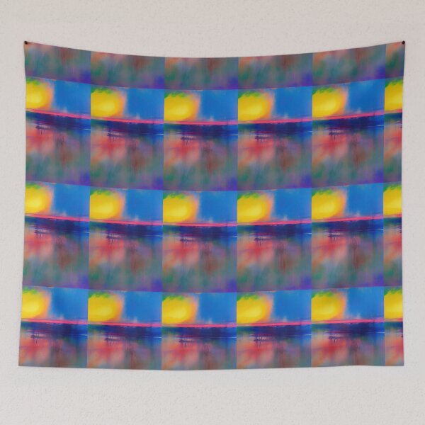 Item preview, CONTEMPORARY ART SUNSET OVER LAKE VICTORIA designed and sold by sailorsam1805.