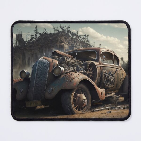 Item preview, Postapocalyptic Hot Rod #28, a perfect gift for all American Industry fans designed and sold by RodZnRoll.