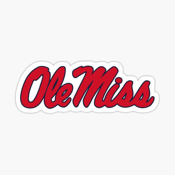 Cool Ole Miss baseball team Icon Sticker