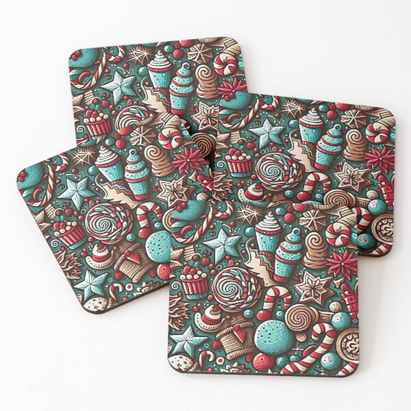 Item preview, Christmas doodles designed and sold by MrBeerholder.