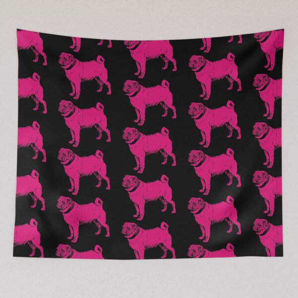 Item preview, Cute Pug dog in Pink and Black | Dogs world designed and sold by Giovanni-c.
