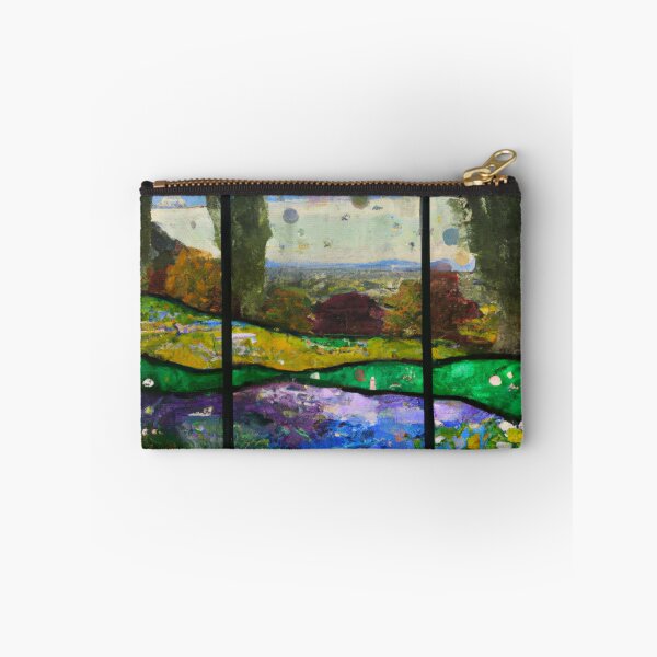 Item preview, Stained Glass of Monet Landscape  (AI Generated Art) designed and sold by Cowboy Folly.