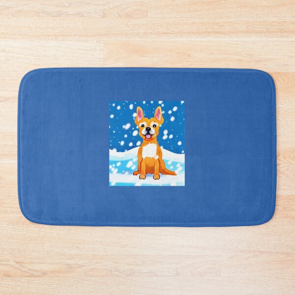 Item preview, Cartoon Dog In Snow designed and sold by Mizjean.