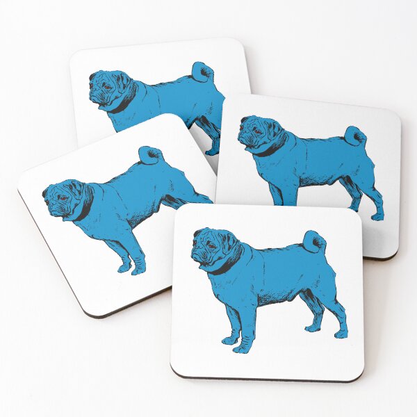 Item preview, Cute Pug dog in Blue | Dogs world designed and sold by Giovanni-c.