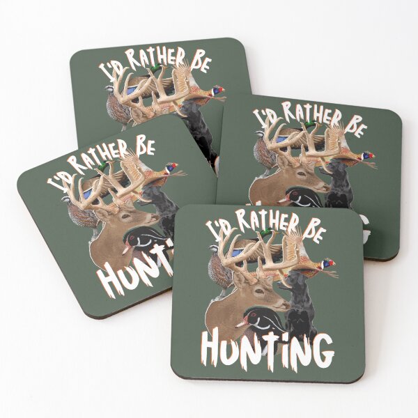Item preview, I'd Rather Be Hunting Wildlife Design for Duck and Deer Hunters designed and sold by LifeCrush.