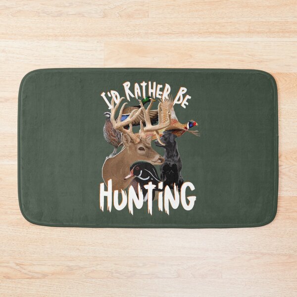 Item preview, I'd Rather Be Hunting Wildlife Design for Duck and Deer Hunters designed and sold by LifeCrush.