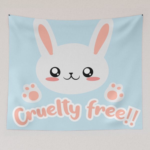 Item preview, white rabbit, cruelty free designed and sold by yessebel.