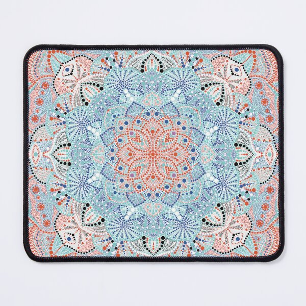 Item preview, Colorful flower dot mandala designed and sold by DomaDoma.
