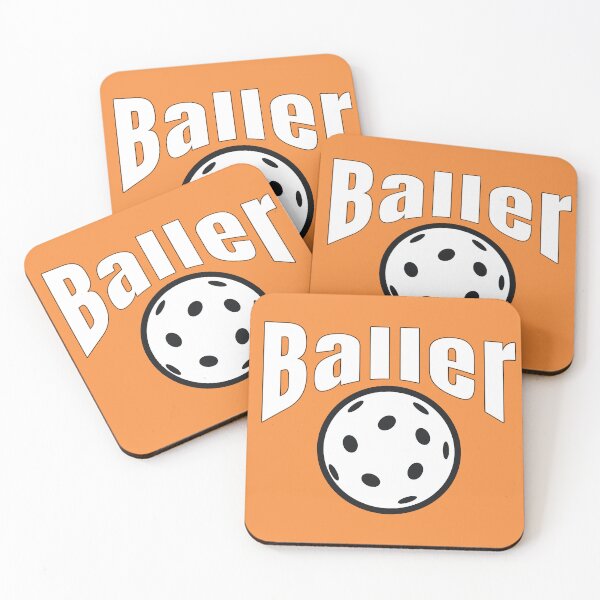 Item preview, Baller - pickleballer.  Funny tee and sticker designed and sold by hardscuffle.
