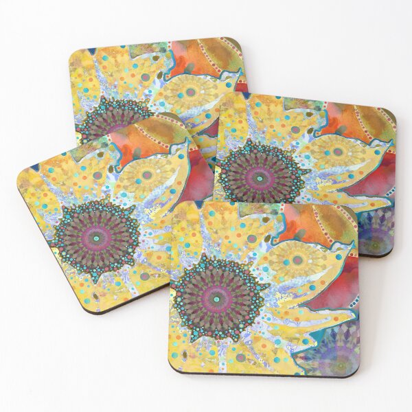 Item preview, Enchanted Yellow Floral Flower Art by Sharon Cummings designed and sold by Sharon Cummings Art.
