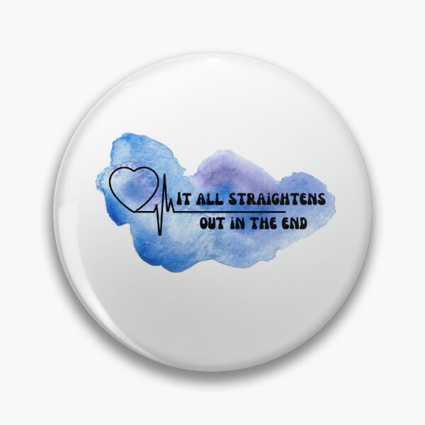 Item preview, Chronic Illness POTS, CHD medical Dark Humor "It all straightens out in the end"  designed and sold by Crafty-Anomaly.