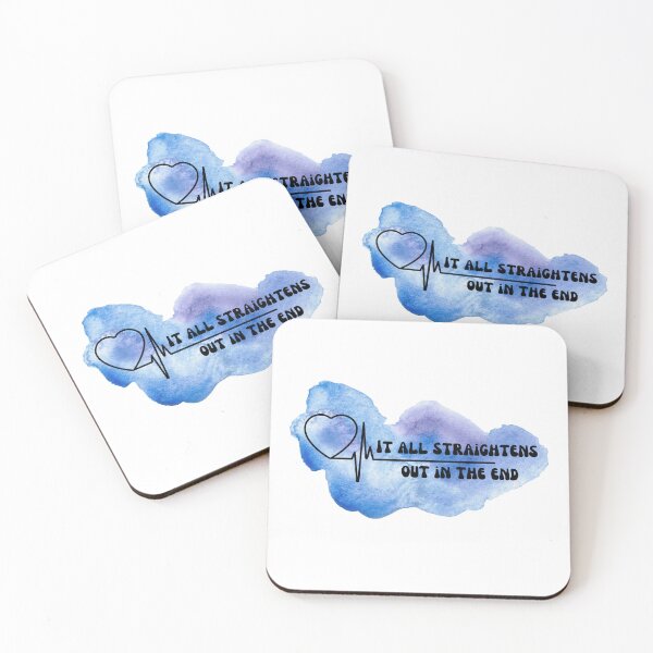 Item preview, Chronic Illness POTS, CHD medical Dark Humor "It all straightens out in the end"  designed and sold by Crafty-Anomaly.