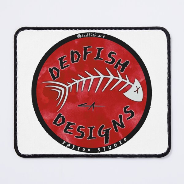 Item preview, Dedfish Tattoo logo designed and sold by sarcohpagus.
