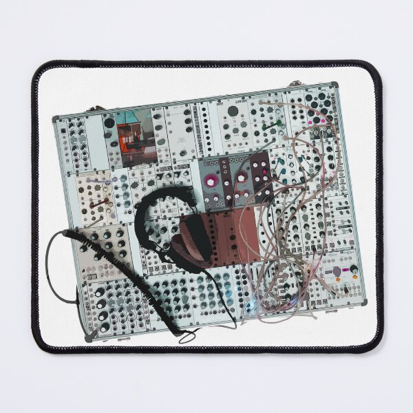 Item preview, analog synthesizer illustration - music equipment designed and sold by ohaniki.
