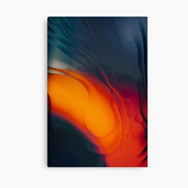 Water, Oil, Motion Canvas Print