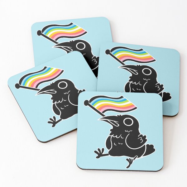 Item preview, Queer Crow designed and sold by MicroGalaxies.