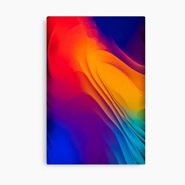 Water, Oil, Motion Canvas Print