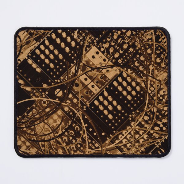 Item preview, Analog synthesizer illustration - black , brown designed and sold by ohaniki.