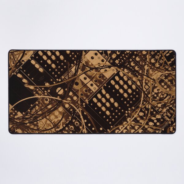 Item preview, Analog synthesizer illustration - black , brown designed and sold by ohaniki.