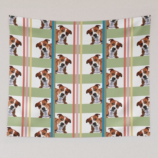 Item preview, N4 Dog portrait in watercolor designed and sold by Heaven7.