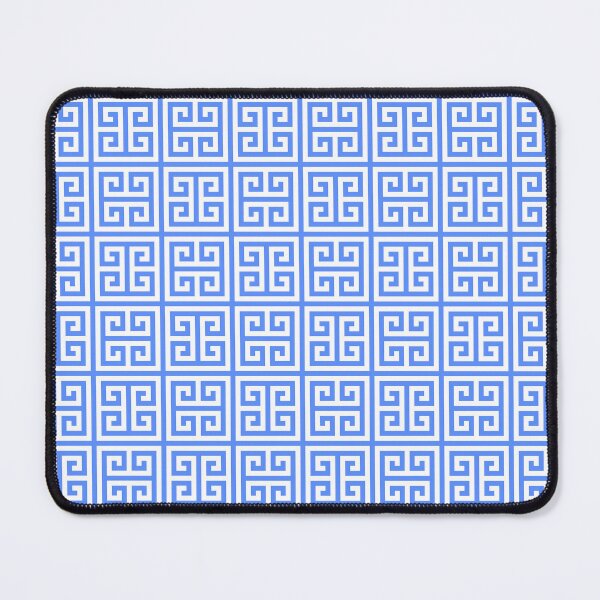 Item preview, Greek Key pattern - Greek fret design, blue white designed and sold by ohaniki.