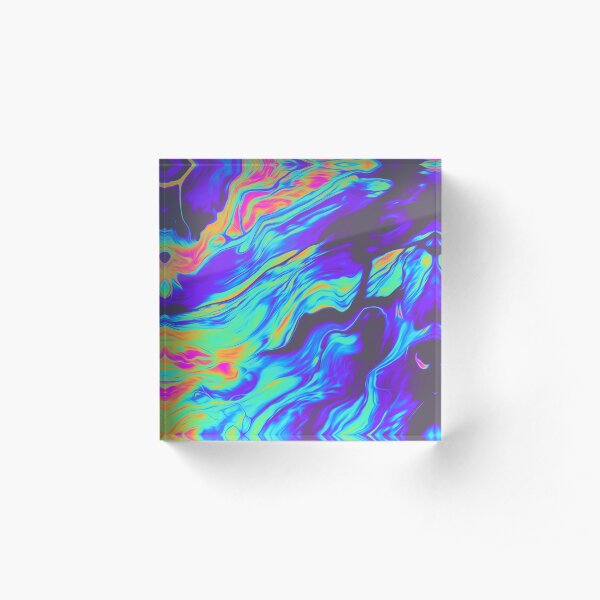TALKING TO MYSELF AT NIGHT Acrylic Block