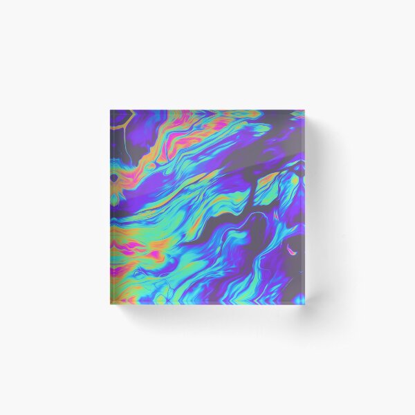 TALKING TO MYSELF AT NIGHT Acrylic Block