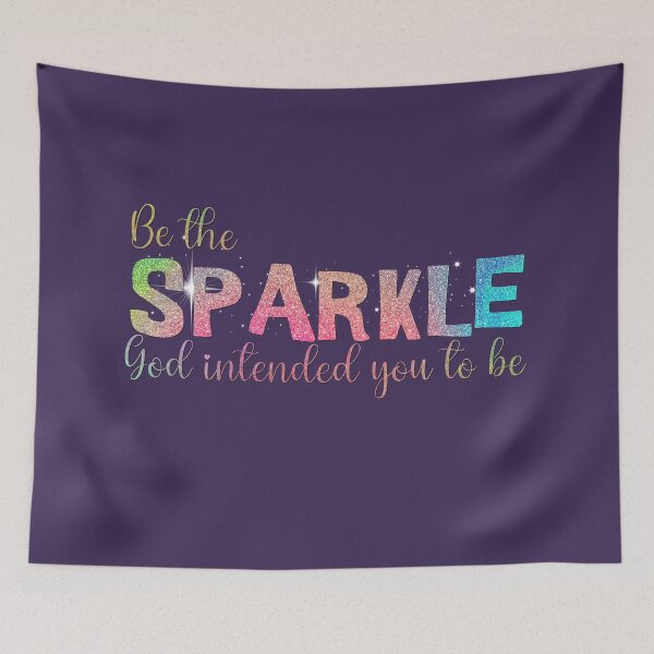 Item preview, Be The Sparkle God Intended You To Be, Christian design designed and sold by BringingHOPE.