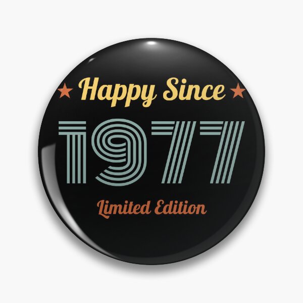 Item preview, VINTAGE HAPPY SINCE 1977 LIMITED EDITION BIRTHDAY GIFT IDEA designed and sold by Kipcio.