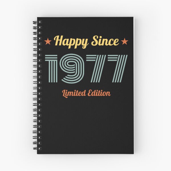 Item preview, VINTAGE HAPPY SINCE 1977 LIMITED EDITION BIRTHDAY GIFT IDEA designed and sold by Kipcio.