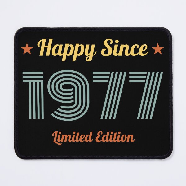 Item preview, VINTAGE HAPPY SINCE 1977 LIMITED EDITION BIRTHDAY GIFT IDEA designed and sold by Kipcio.