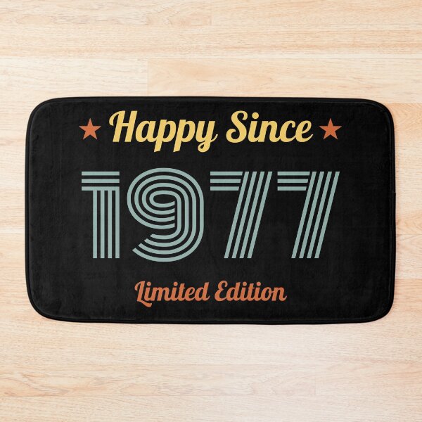 Item preview, VINTAGE HAPPY SINCE 1977 LIMITED EDITION BIRTHDAY GIFT IDEA designed and sold by Kipcio.