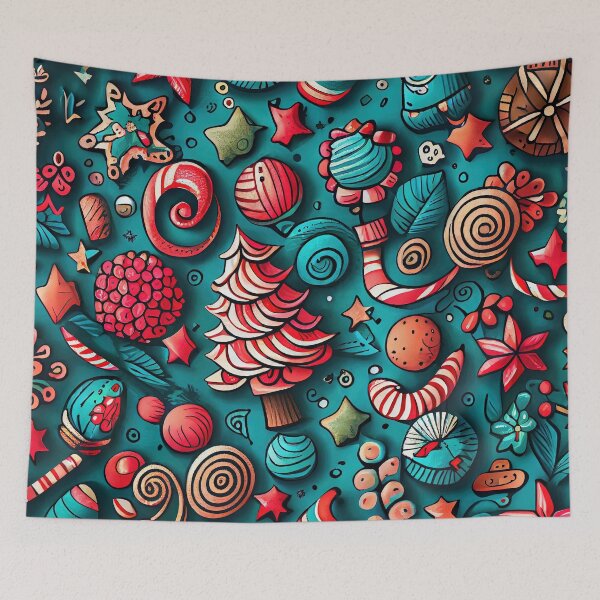 Item preview, Christmas doodles designed and sold by MrBeerholder.