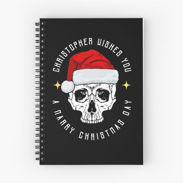 Artikelvorschau, CHRISTOPHER NAME: CHRISTOPHER WEIHNACHTSSCHÄDELDESIGN. entworfen und verkauft von AlexRelax.