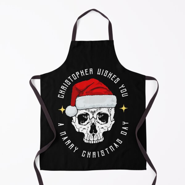 Item preview, CHRISTOPHER NAME: CHRISTOPHER CHRISTMAS SKULL DESIGN. designed and sold by AlexRelax.